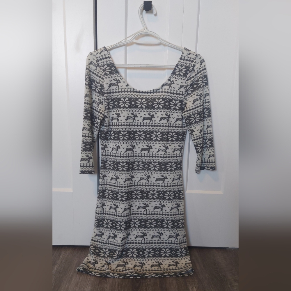 Twik Reindeer Dress Size Small